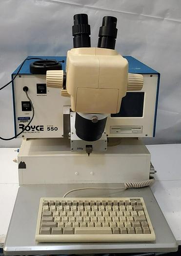 Used Royce Instruments System 550 WIRE BOND PULL TESTER