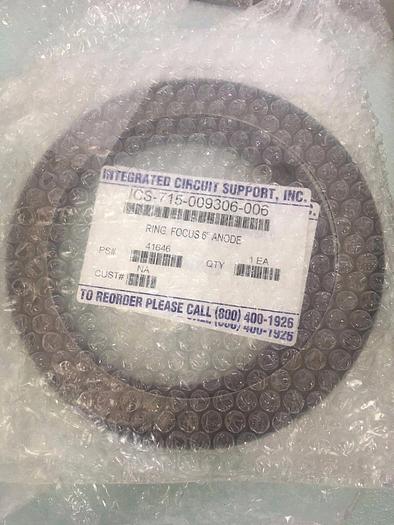Used ICS-715-009306-006 RING, FOCUS 6'' ANODE