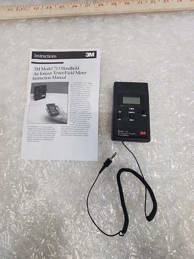 Used 3M 713 AIR IONIZER TESTER FIELD METER