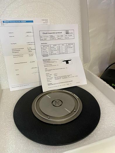 Used SUSS MICROTEC AS8 PROXIMITY CHUCK 100095706 6'' EH , AC5200G3