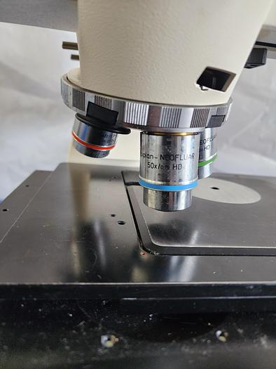 Used Carl Zeiss Axioskop EL- Einsatz 45 14 85 Laboratory Microscope