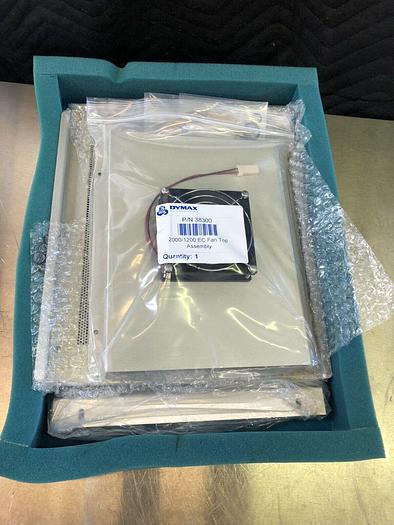Used DYMAX PACKAGE EC 5000, LIGHTSHIELD TRAY ASSEMBLY , PLATE ADAPTER,1200 EC FAN TOP