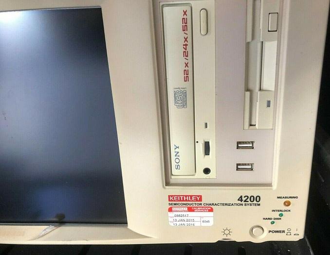Used KEITHLEY 4200 SEMICONDUCTOR CHARACTERIZATION SYSTEM W/ 4200 SMU