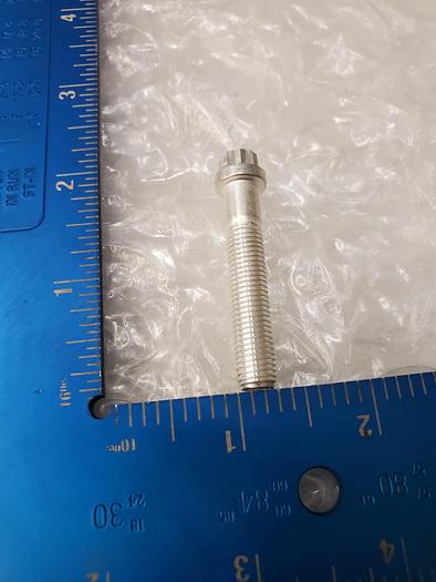 Used DUNIWAY SBX-24-175 SILVER-PLATED 12 POINT BOLTS (PACK OF 25)