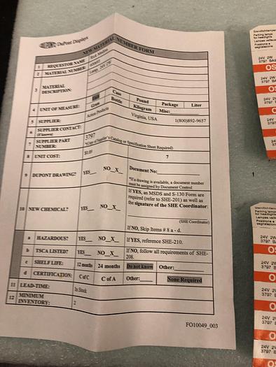 Used OSRAM 3797 BA9S 24V 2W