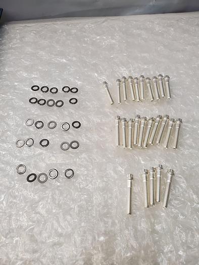 Used DUNIWAY SBX-24-175 SILVER-PLATED 12 POINT BOLTS (PACK OF 25)