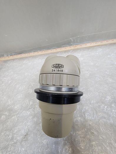 Used OLYMPUS TOKYO MICROSCOPE HEAD 341848 UNIT WITH MICRO CONTROLE MOUNT