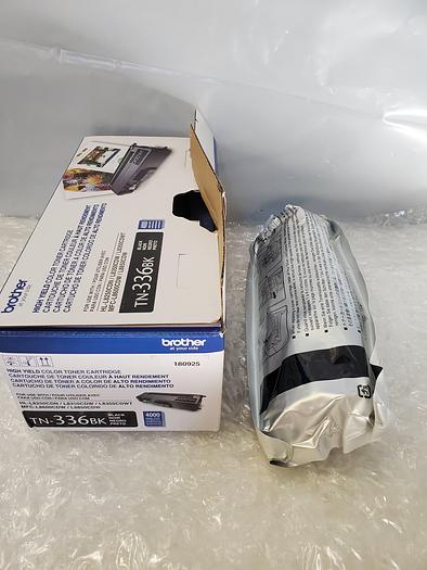 Used BROTHER TN-336BK TONER CARTRIDGE 