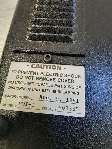 Used MITUTOYO FOI-1 LIGHT SOURCE