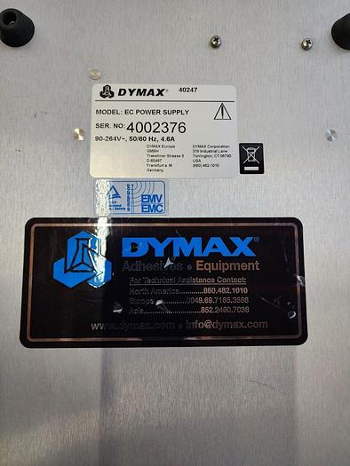 Used DYMAX MODEL 2000 FLOOD, ECE ZIP SHUTTER, LIHT SHEILD, 400 WATT POWER SUPPLY