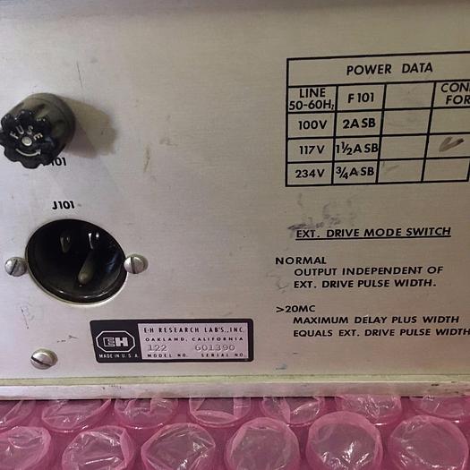 Used E-H Research Laboratories Pulse Generator Model 122