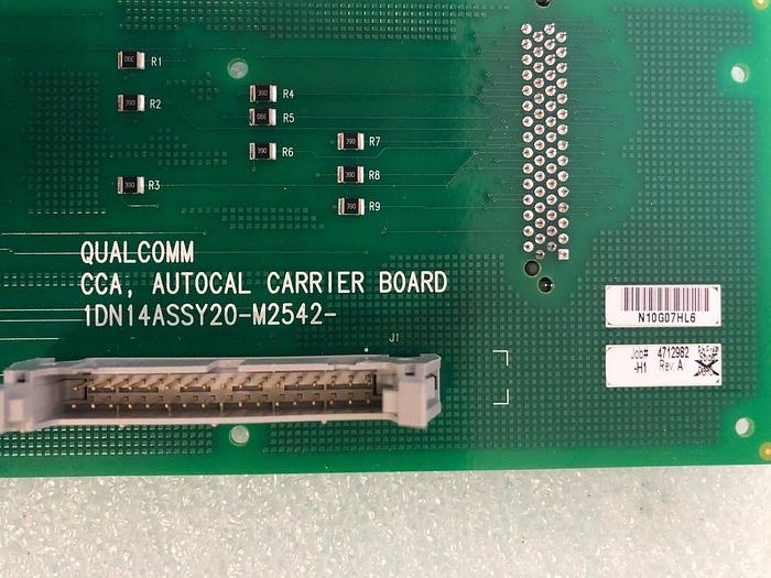Used QUALCOMM CCA. AUTOCAL CARRIER BOARD