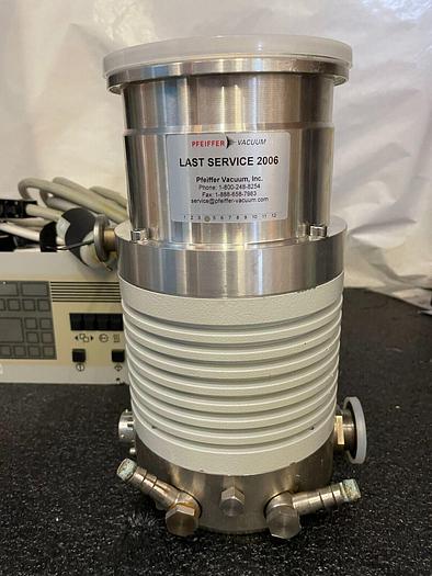 Used Pfeiffer Balzers TPH 180H U Turbo Molecular Pump With TCP 380 controller & Cable