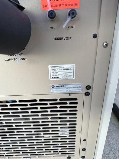 Used TEMPTRONIC CORPORATION TP 03000 THERMO CHUCK CHILLER