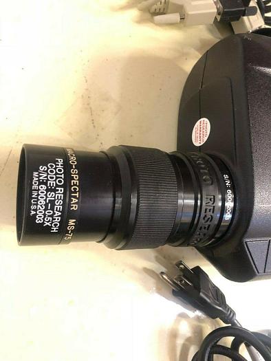 Used PHOTO RESEARCH SPECTRASCAN 650