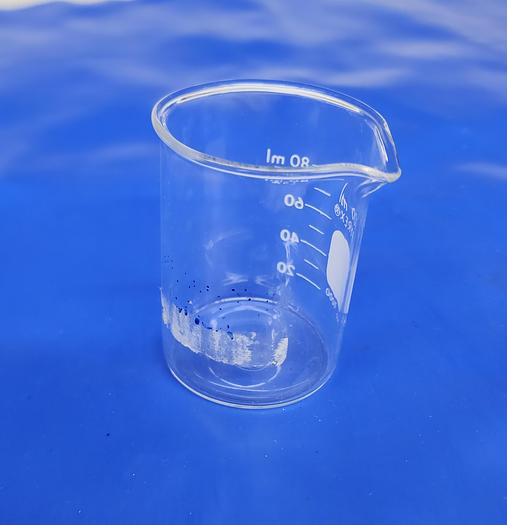 Used PYREX 40ML BEAKER, 100ML BEAKER, NO. 3140 CRYSTALLIZING DISH, & PETRI DISH COVER