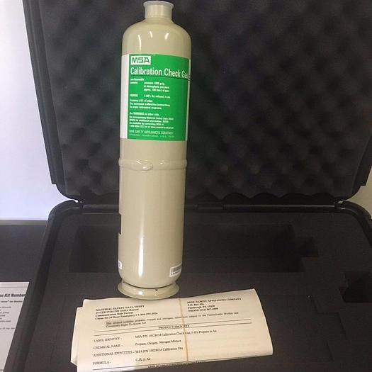 Used Calibration Check Gas with Flow Control regulator 467896
