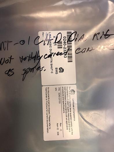 Used APPLIED MATERIALS 0240-23703 BASIC DURA TTN SHUT C