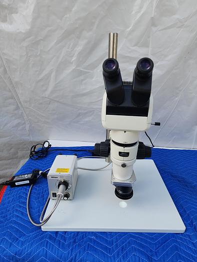 Used NIKON SMZ1270 NIKON Plan Apo 0.5x WF WD:82.5, 1x WF WD 70, C-W 10XB/22