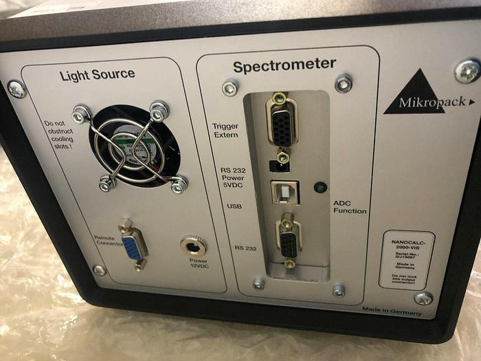Used MIKROPACK NANOCALC 2000 LIGHT SOURCE