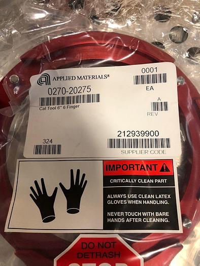 Used AMAT 0270-20275 CAL TOOL 6'' 6 FINGER