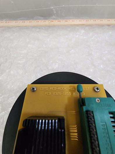 Used COTO RED-ROCK RELAY TEST PCB 0320-1255