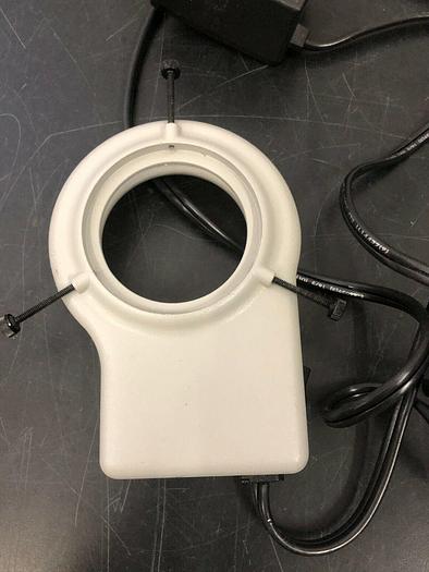Used TECHNIQUIP TLC-5 MICROSCOPE RING LIGHT AND REPLACEMENT BULB