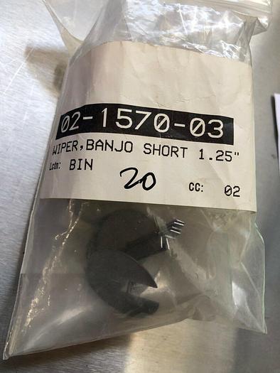 02-1570-03 WIPER, BANJO SHORT 1.25''  QTY 18