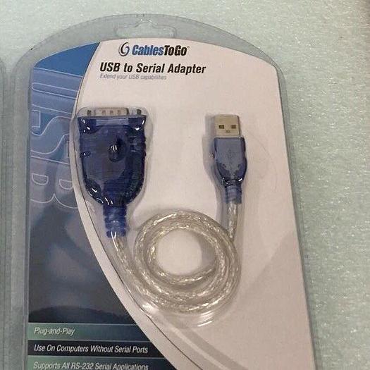 Used CABLESTOGO USB TO SERIAL ADAPTER 2004K11
