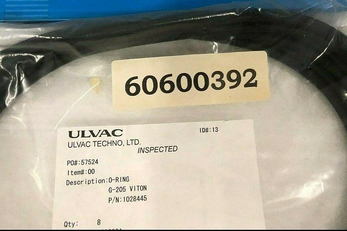 Used ULVAC O-RING G-205 VITON 60600392