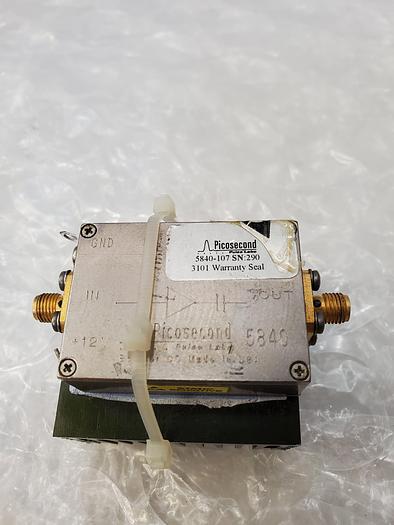 Used PICOSECOND 5840-107 ULTRA-BROADBAND AMPLIFIER