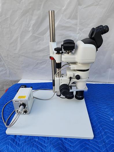 Used NIKON SMZ1270 NIKON Plan Apo 0.5x WF WD:82.5, 1x WF WD 70, C-W 10XB/22