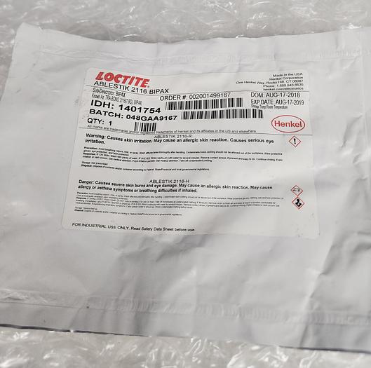 Used LOCTITE 1401754 TRA-BOND 2116 GLUE