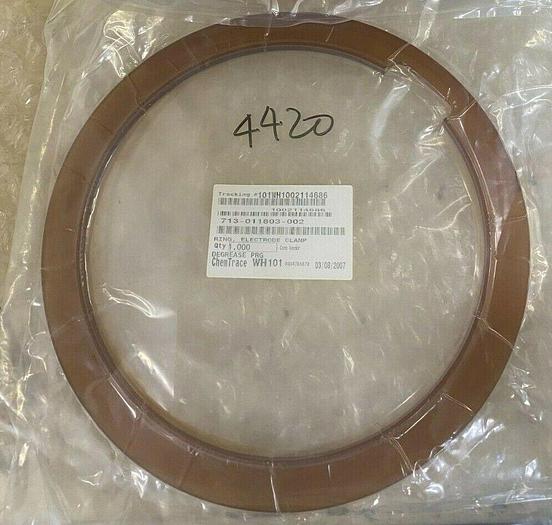 lam research 713-011803-002 ring, electrode clamp