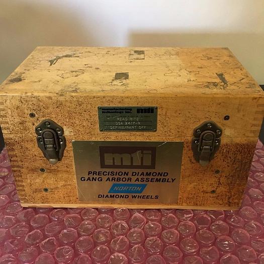 Used MTI DGA2417-R DIFINE PART OFFPRECISION DIAMOND GANG ARBOR ASSEMBLY