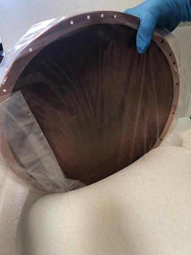 Used VEM Target ZrHf (97-3 wt%) 99.500% , dia 13.505 x .250''