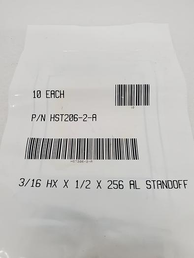HST206-2-A 3-16 HX X 1-2 X 256 AL STANDOFF