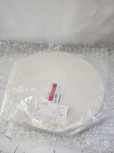 Used COORS CERAMICS 583283 CERAMIC PLATE 18.720 OD X 0.250