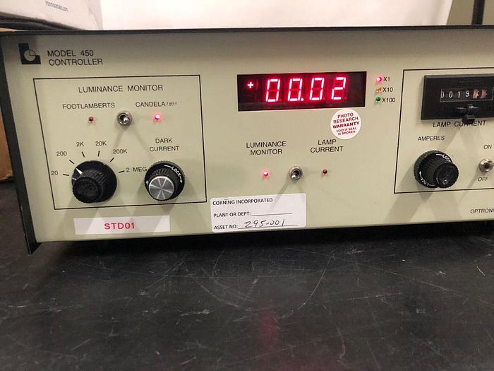 Used OPTRONIC LABORATORIES 450 CALIBRATION SOURCE CONTROLLER