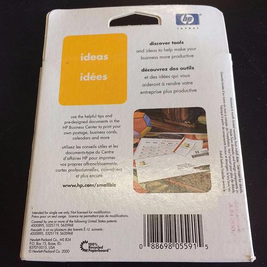 Used HP 44 INK COLOR MAGENTA