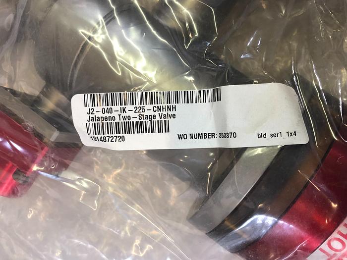 Used MKS JALAPENO TWO STAGE VALVE J2-040-IK-225-CNHNH