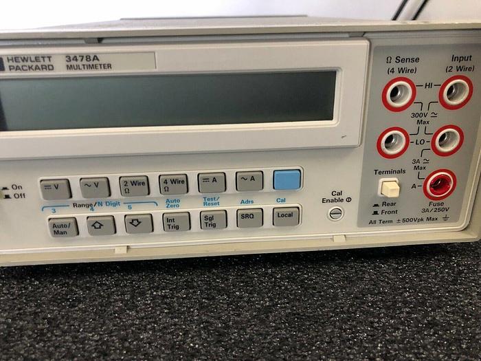 Used HEWLETT PACKARD 3478A MULTIMETER