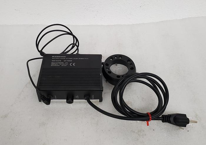 Used SCIENSCOPE IL-LED-R2E ADJUSTABLE RING LIGHT