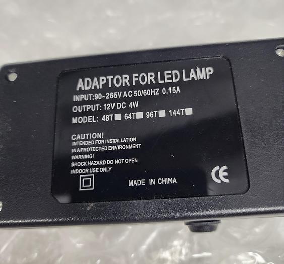 Used AmScope LED-144 Microscope Ring Light Adapter