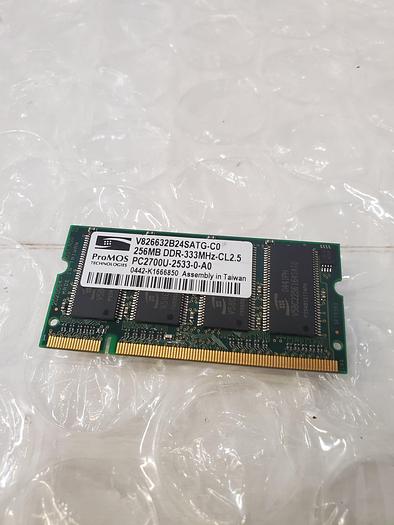 Used ProMos PC2700U-2533-0-A0 256MB DDR MEMORY