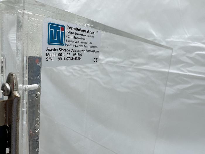 Used TERRA UNIVERSAL ACRYLIC STOARGE CABINET 9011-07