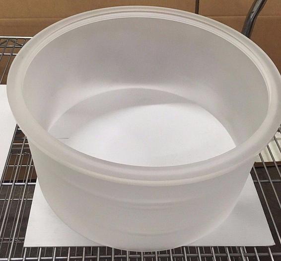 Used Veeco RF 350 or RF 1201 Quartz liner with quartz ring