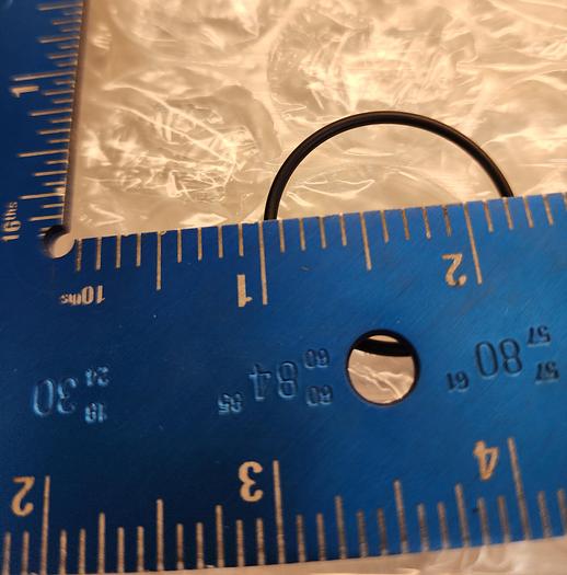 Used SILICON O RINGS 70 BUNA SIZE 025