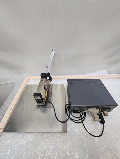 Used HEIDENHAIN ND281B Universal digital display unit with mt12p pneumatic gauge