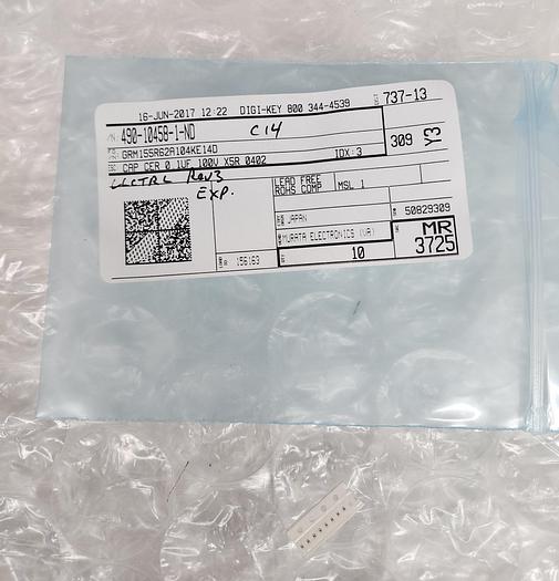 Used McMASTER CARR SMALL FURM FACTOR DRIVER BOARD TEST PARTS